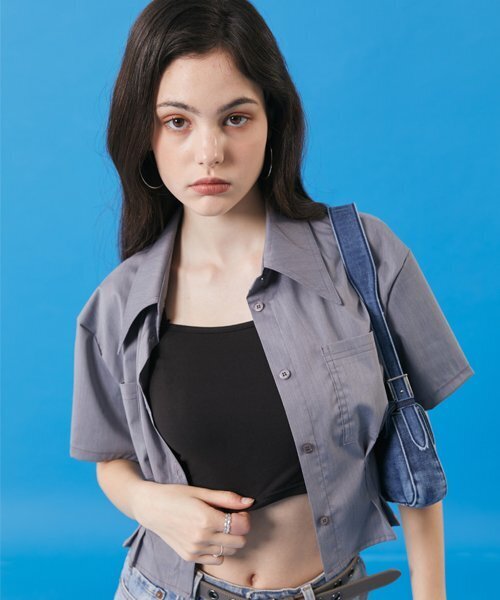 KOLEAT（コレット）の「レディース マキシクロップノースリーブレイヤードT [ブラック]（Tシャツ/カットソー・レディース・その他・FREE）」の3枚目の写真