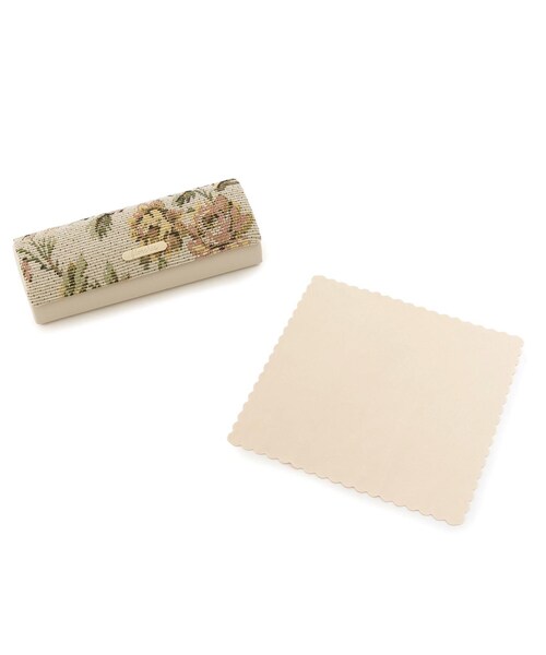 one'sterrace（ワンズテラス）の「フロルシック メガネケース 25AW（その他・レディース・アイボリー系8/ブラック系8/ベージュ系8・99）」の3枚目の写真