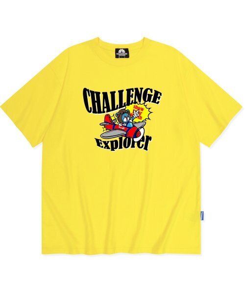TRIPSHION(トリップション)の「CHALENGE PILOT GRAPHIC Tシャツ - イエロー(Tシャツ/カットソー・メンズ・その他・LARGE/MEDIUM/X-LARGE)」の1枚目の写真