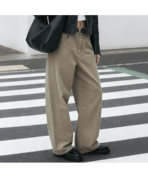 ロー カーブド ワイドパンツ (3カラー)