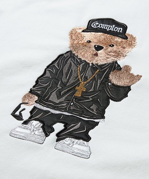 STIGMA(スティグマ)の「EMB COMPTON BEAR OVERSIZED HEAVY SWEAT HOODIE WHITE(パーカー・メンズ・その他・LARGE/MEDIUM/X-LARGE)」の7枚目の写真