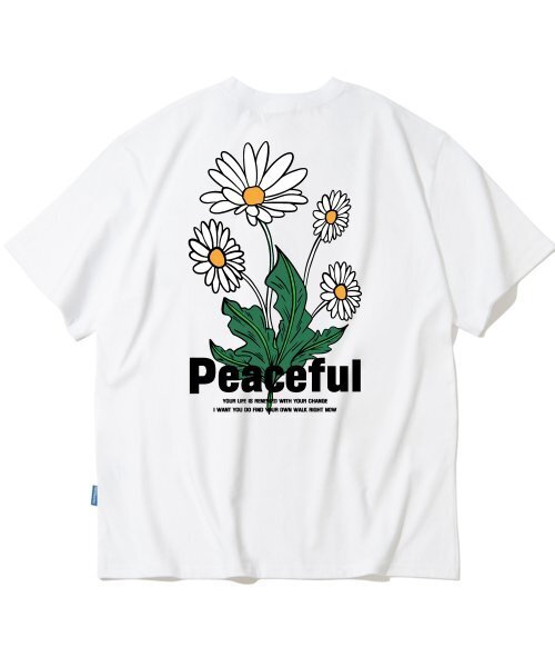 TRIPSHION(トリップション)の「PEACEFUL DAISY BUNDLE GRAPHIC Tシャツ - ホワイト(Tシャツ/カットソー・メンズ・その他・X-LARGE/LARGE/MEDIUM)」の1枚目の写真