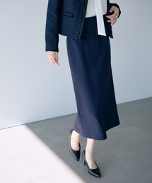 ROPE'（ロペ）の「トリアセダブルクロス ハイウエストタイトスカート/セットアップ対応・イージーケア・26SS（スカート）」