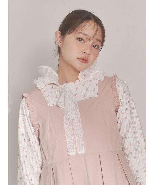 merry jenny(メリージェニー)の「sugar lace bonnet(その他ヘアアクセサリー・レディース・ピンク/オフホワイト・FREE)」の21枚目の写真