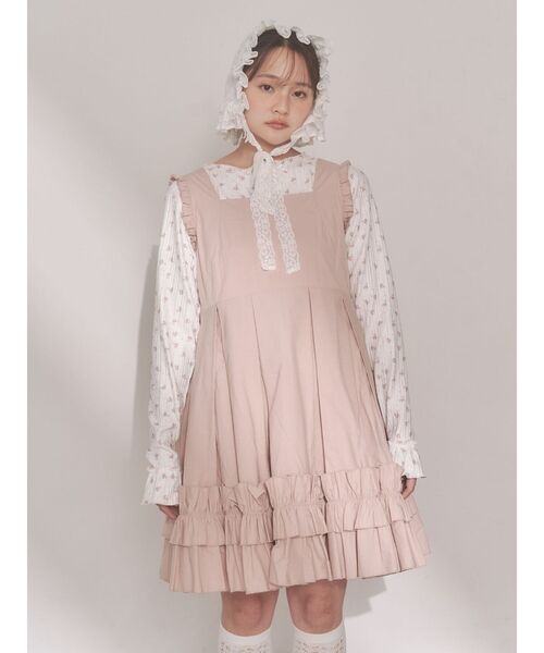 merry jenny(メリージェニー)の「sugar lace bonnet(その他ヘアアクセサリー・レディース・ピンク/オフホワイト・FREE)」の20枚目の写真