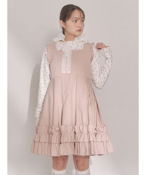 merry jenny(メリージェニー)の「sugar lace bonnet(その他ヘアアクセサリー・レディース・ピンク/オフホワイト・FREE)」の18枚目の写真