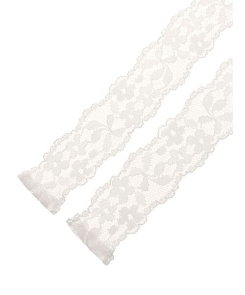 merry jenny(メリージェニー)の「sugar lace bonnet(その他ヘアアクセサリー・レディース・ピンク/オフホワイト・FREE)」の6枚目の写真