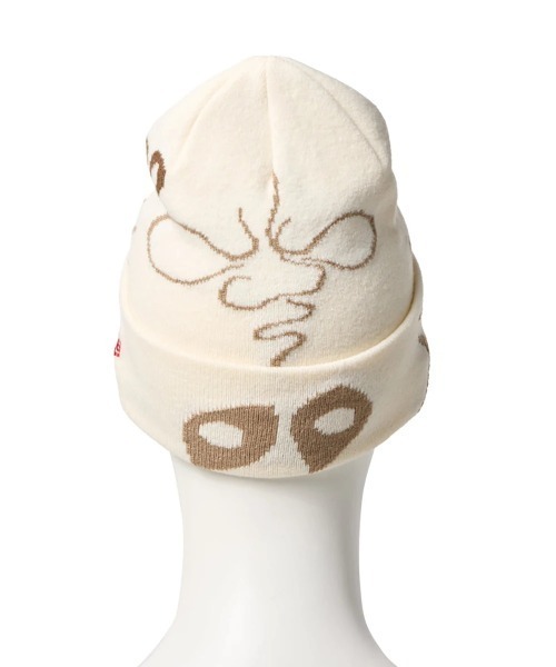 NEW ERA(ニューエラ)の「NEW ERA/ニューエラ Cuff Knit BC KNIT TARO OKAMOTO 岡本太郎 JAQ(ニットキャップ/ビーニー・メンズ・ブラック/ホワイト・FREE)」の8枚目の写真