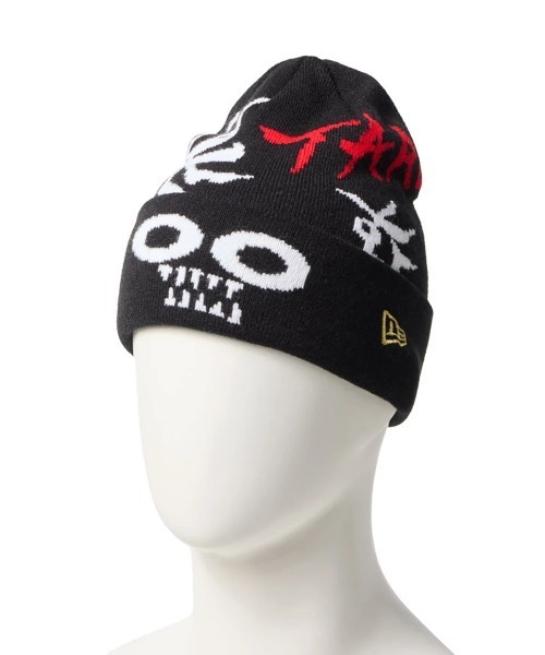 NEW ERA(ニューエラ)の「NEW ERA/ニューエラ Cuff Knit BC KNIT TARO OKAMOTO 岡本太郎 JAQ(ニットキャップ/ビーニー・メンズ・ブラック/ホワイト・FREE)」の14枚目の写真