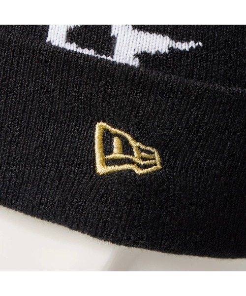 NEW ERA(ニューエラ)の「NEW ERA/ニューエラ Cuff Knit BC KNIT TARO OKAMOTO 岡本太郎 JAQ(ニットキャップ/ビーニー・メンズ・ブラック/ホワイト・FREE)」の16枚目の写真