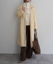 Rashik（ラシク）の「ロングステンカラーコート（ステンカラーコート）」