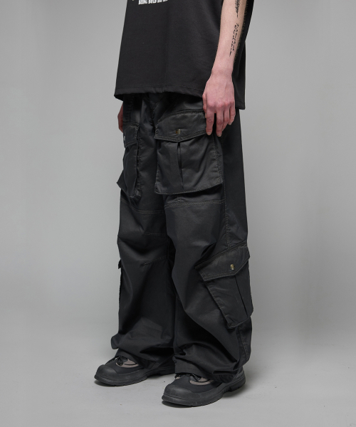 HEDER HELEN(ヘダーヘレン)の「Out-pocket banding curved PT black(その他パンツ・レディース・その他・MEDIUM/LARGE)」の1枚目の写真