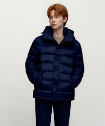 SOLEW（ソル）の「Goose Down Quilted Hooded Parka_Blue（ダウンジャケット/コート）」