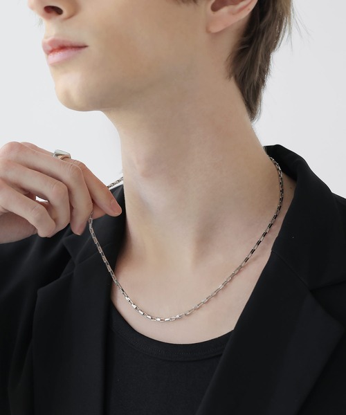 LILL(リル)の「サージカルステンレスチェーンネックレス(ネックレス・メンズ・シルバー系2/シルバー系1/シルバー系3・FREE)」の2枚目の写真