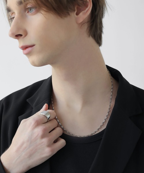 LILL(リル)の「サージカルステンレスチェーンネックレス(ネックレス・メンズ・シルバー系2/シルバー系1/シルバー系3・FREE)」の16枚目の写真