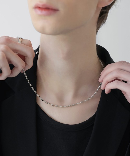 LILL(リル)の「サージカルステンレスチェーンネックレス(ネックレス・メンズ・シルバー系2/シルバー系1/シルバー系3・FREE)」の19枚目の写真