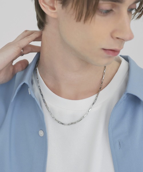 LILL(リル)の「サージカルステンレスチェーンネックレス(ネックレス・メンズ・シルバー系2/シルバー系1/シルバー系3・FREE)」の22枚目の写真