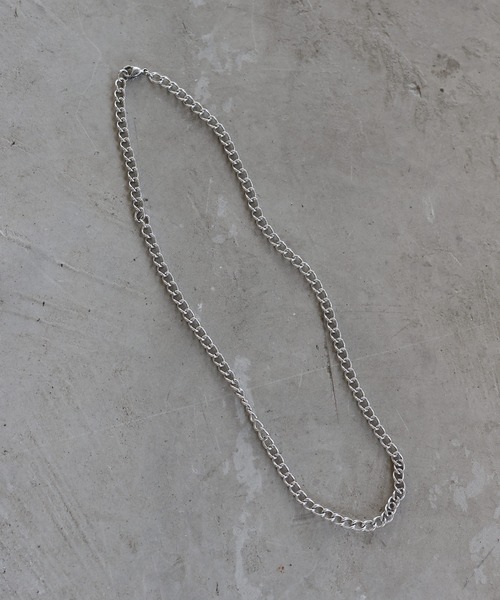 LILL(リル)の「サージカルステンレスチェーンネックレス(ネックレス・メンズ・シルバー系2/シルバー系1/シルバー系3・FREE)」の4枚目の写真