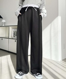 Wウエストスウェットパンツ