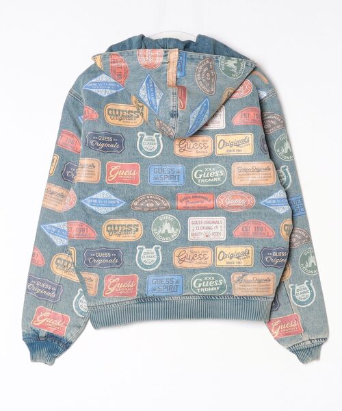 Guess（ゲス）の「GUESS Originals Denim Hoodie Jacket ジャケット パーカー（ブルゾン・メンズ・インディゴブルー・X-LARGE/MEDIUM/SMALL/LARGE）」の6枚目の写真