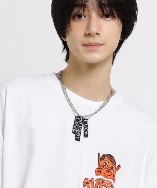MILKBOY（ミルクボーイ）の「BEADS WORD チェーン（ネックレス・メンズ・C/A/B・FREE）」の2枚目の写真