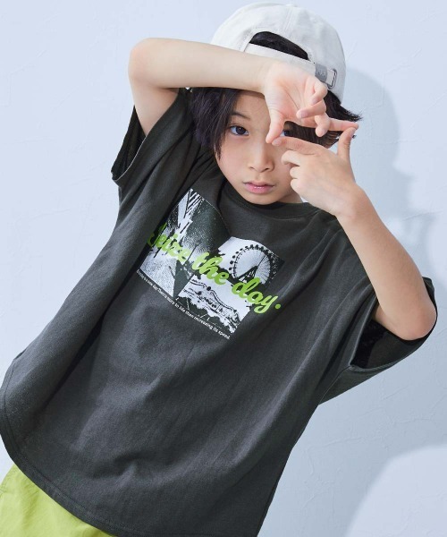 devirock(デビロック)の「綿100% デビラボ スーパーBIGシルエット プリント半袖Tシャツ(Tシャツ/カットソー・キッズ・ホワイト系その他/ブラック系その他4/ホワイト系その他3/ブラック系その他6/ブラック系その他2/グレー系その他/ブルー系その他2/ブルー系その他3/ブラック系その他/ブラック系その他3/ホワイト系その他2/ブラック系その他5/オレンジ系その他/ホワイト系その他4/ブルー系その他/グレー系その他2/グリーン系その他/グレー系その他3/グレー系その他4/ブラック系その他7・100cm/110cm/120cm/130cm/140cm/150cm/160cm)」の7枚目の写真