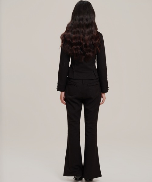 silent(and)(サイレントアンド)の「Sweet Peplum Pants(スラックス・レディース・ブラック・MEDIUM/SMALL)」の14枚目の写真