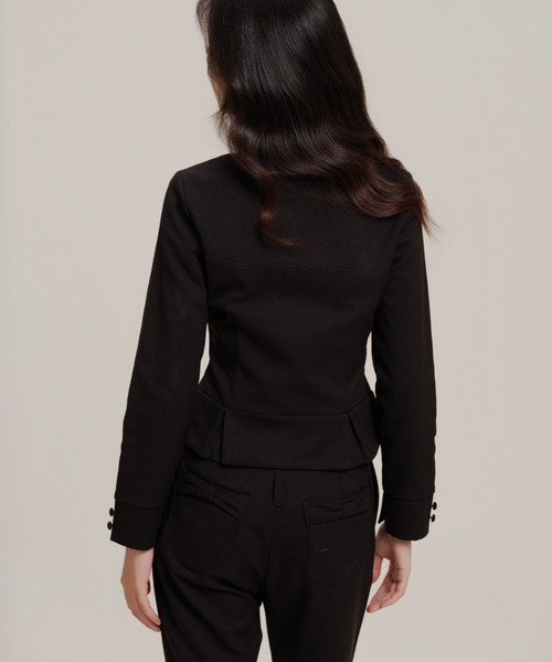 silent(and)(サイレントアンド)の「Sweet Peplum Pants(スラックス・レディース・ブラック・MEDIUM/SMALL)」の5枚目の写真