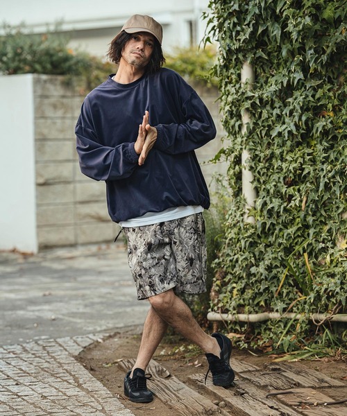 CAMBIO（カンビオ）Botanical Gobelin ショートパンツ mp14470- Botanical Gobelin Textile Short Pants ゴブラン織り