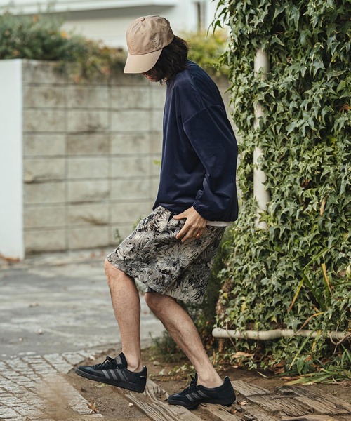 CAMBIO(カンビオ)の「mp14470- Botanical Gobelin Textile Short Pants ゴブラン織りショートパンツ(S62426cmb)(その他パンツ・メンズ・グレー/オフホワイト/ブラック・L/M/S)」の20枚目の写真