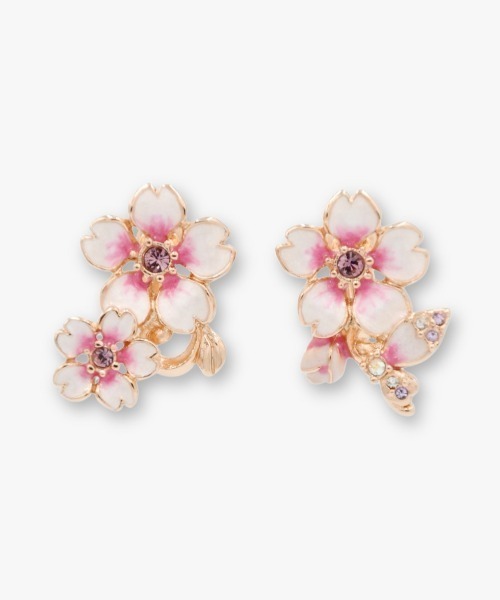 桜モチーフ イヤリング（イヤリング）｜ANNA SUI（アナスイ）の