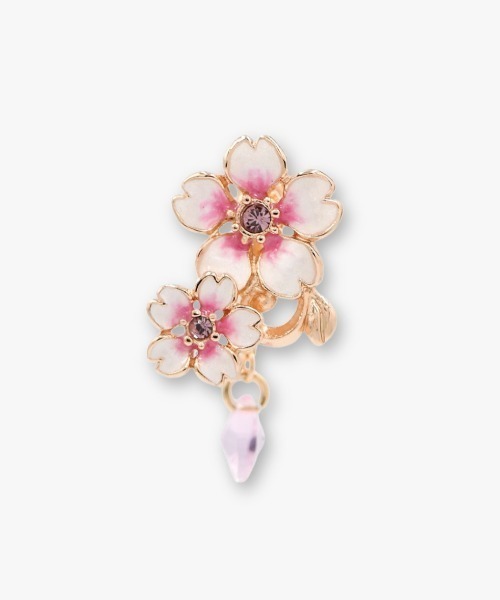 桜モチーフ イヤリング（イヤリング）｜ANNA SUI（アナスイ）の