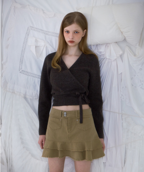 ROSEFRANTZ（ロゼフランツ）の「Muse Wrap Rib Knit [Brown]（ニット/セーター・レディース・その他・ONE SIZE）」の10枚目の写真
