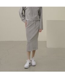 Velour Bending Skirt _L.Grey