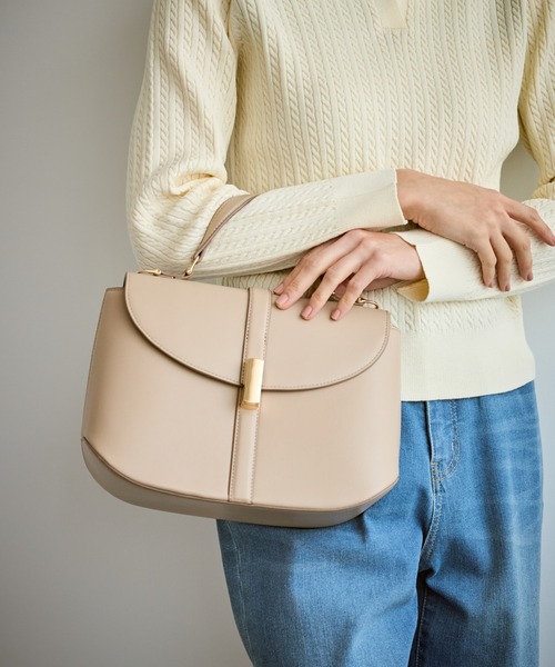 ROPE' PICNIC（ロペピクニック）の「センターベルトワイドトップハンドル＆ショルダーバッグ（ショルダーバッグ・レディース・ブラウン/ベージュ系その他/ブラック・FREE）」の3枚目の写真