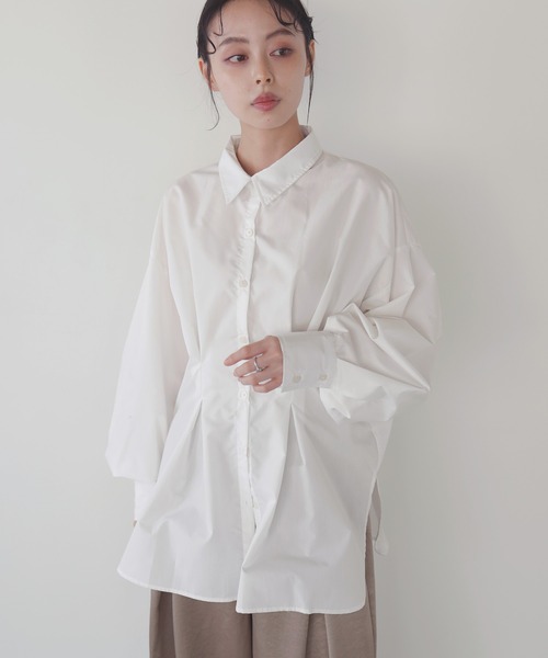 LIAN（リアン）の「ウエストタックカラーシャツ（シャツ/ブラウス・レディース・オフホワイト/ブルー/ブルー系その他2/イエロー系その他/ピンク系その他/イエロー/ベージュ系その他/ピンク・FREE）」の17枚目の写真