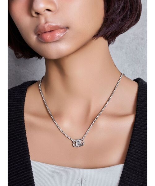 GYDA(ジェイダ)の「JEYSUS Symmetry GYDA bijouネックレス(ネックレス・レディース・シルバー/ゴールド・FREE)」の1枚目の写真