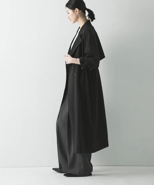 URBAN RESEARCH（アーバンリサーチ）の「『撥水/UVカット』ドロストトレンチコート（トレンチコート・レディース・ライトグレー/ブラック/ベージュ・38/36）」の9枚目の写真