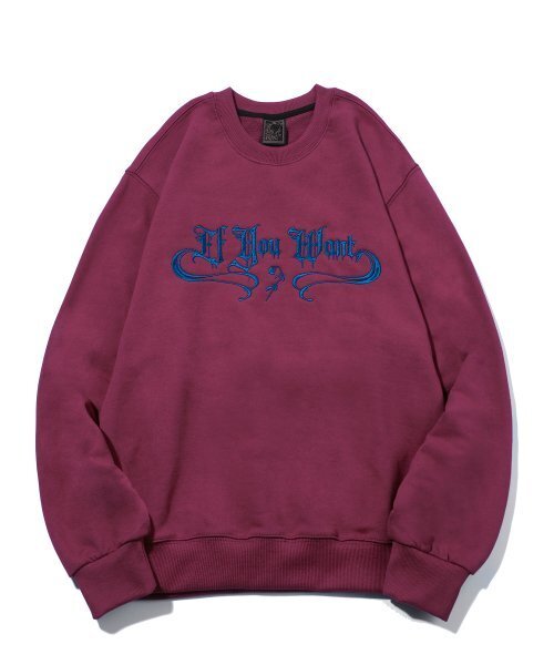 IFYOUWANT（イフユーウォント）の「Shimmer LOGO Sweatshirt OPERA（スウェット・レディース・その他・ONE SIZE）」の2枚目の写真