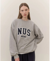 HUKE（ヒューク）の「ヌスロゴ スウェット (グレー)（スウェット）」