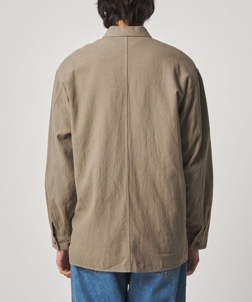 Steven Alan(スティーブンアラン)の「<Steven Alan> CL クレープ オープンカラー オーバー シャツ(シャツ/ブラウス・メンズ・ナチュラル/ベージュ・XL/L/M/S)」の11枚目の写真
