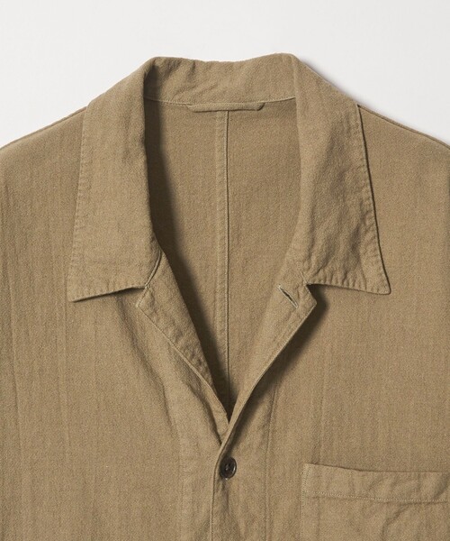 Steven Alan(スティーブンアラン)の「<Steven Alan> CL クレープ オープンカラー オーバー シャツ(シャツ/ブラウス・メンズ・ナチュラル/ベージュ・XL/L/M/S)」の18枚目の写真