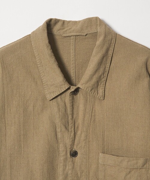 Steven Alan(スティーブンアラン)の「<Steven Alan> CL クレープ オープンカラー オーバー シャツ(シャツ/ブラウス・メンズ・ナチュラル/ベージュ・XL/L/M/S)」の19枚目の写真
