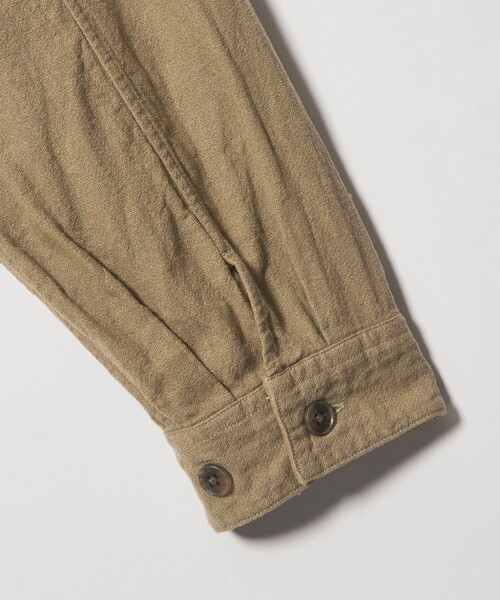 Steven Alan(スティーブンアラン)の「<Steven Alan> CL クレープ オープンカラー オーバー シャツ(シャツ/ブラウス・メンズ・ナチュラル/ベージュ・XL/L/M/S)」の20枚目の写真