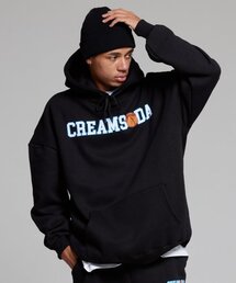 CREAM SODA LAB（クリームソーダラボ）の「LAB C.R. ボーラー フードパーカー ブラック（パーカー）」