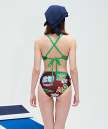 DELIGHTPOOL（ディライトプール）の「Athletic Club BIKINI Bottom - Burgundy Rush（水着）」