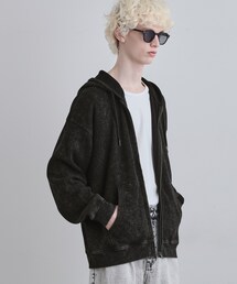 tk.TAKEO KIKUCHI（ティーケータケオキクチ）の「ヴィンテージワッフルジップパーカー（パーカー）」