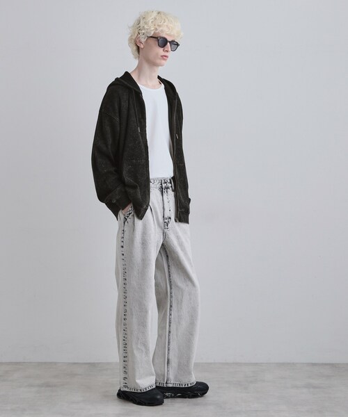 tk.TAKEO KIKUCHI（ティーケータケオキクチ）の「ヴィンテージワッフルジップパーカー（パーカー・メンズ・ブラック/ブルー系その他/ライトグレー・03/02/01/04）」の13枚目の写真