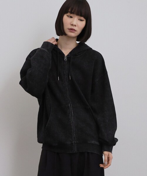 tk.TAKEO KIKUCHI（ティーケータケオキクチ）の「ヴィンテージワッフルジップパーカー（パーカー・メンズ・ブラック/ブルー系その他/ライトグレー・03/02/01/04）」の14枚目の写真