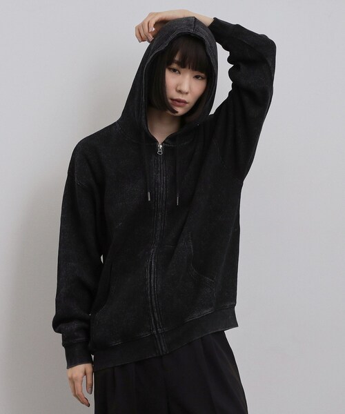 tk.TAKEO KIKUCHI（ティーケータケオキクチ）の「ヴィンテージワッフルジップパーカー（パーカー・メンズ・ブラック/ブルー系その他/ライトグレー・03/02/01/04）」の15枚目の写真